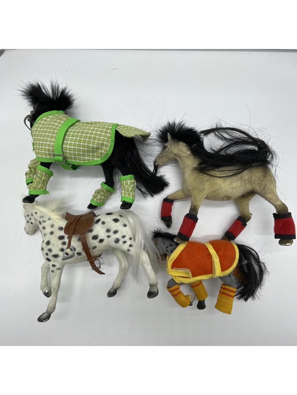 Set Of 4 Vintage Nancy Hall Collection Horses